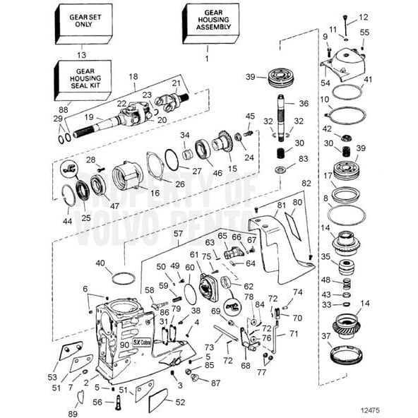 Volvo Penta Qualifies for Free Shipping Volvo Penta Shift Mechanism #3857012