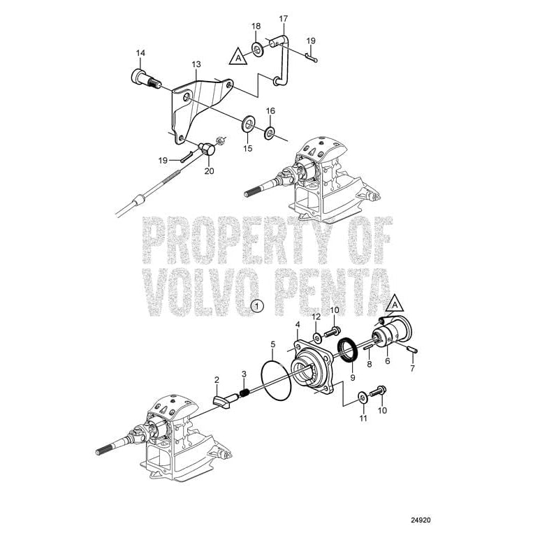 Volvo Penta Qualifies for Free Shipping Volvo Penta Shift Mechanism #3889982