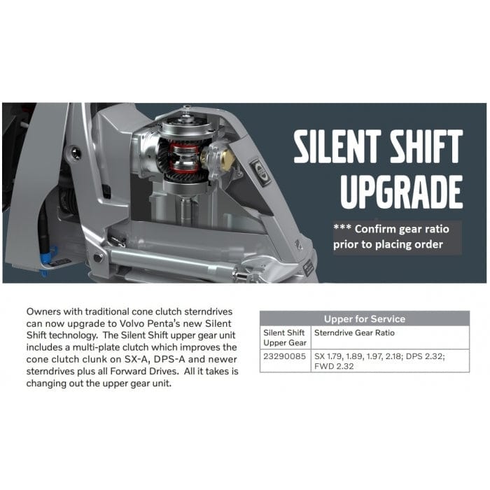Volvo Penta Oversized - Not Qualified for Free Shipping Volvo Penta Silent Shift Upper Drive Unit #23290085