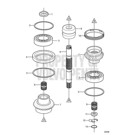 Volvo Penta Qualifies for Free Shipping Volvo Penta Spacer Ring #3860273