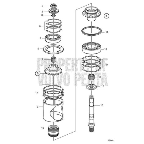 Volvo Penta Qualifies for Free Shipping Volvo Penta Spacer Sleeve #889122