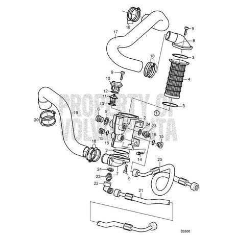 Volvo Penta Qualifies for Free Shipping Volvo Penta Thermostat #21244994