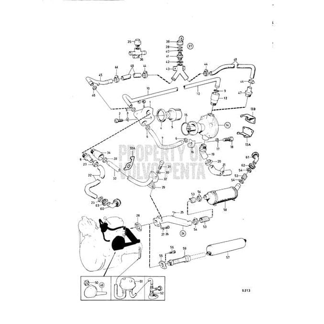 Volvo Penta Qualifies for Free Shipping Volvo Penta Thermostat Kit #875783