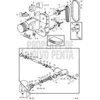 Volvo Penta Qualifies for Free Shipping Volvo Penta Tooth Belt #41100291