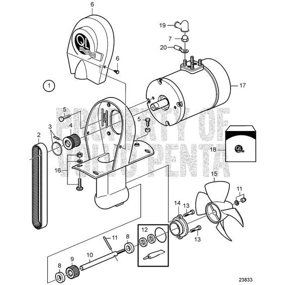 Volvo Penta Qualifies for Free Shipping Volvo Penta Toothed Belt For CT600 Thruster #41100787