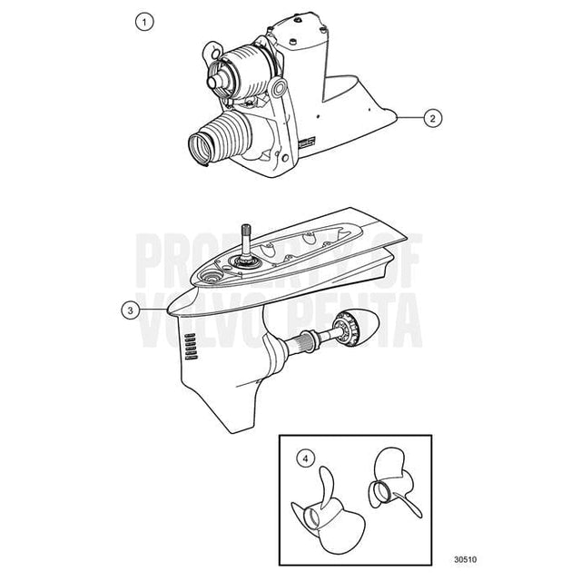 Volvo Penta Not Qualified for Free Shipping Volvo Penta Upper Gear #3861640