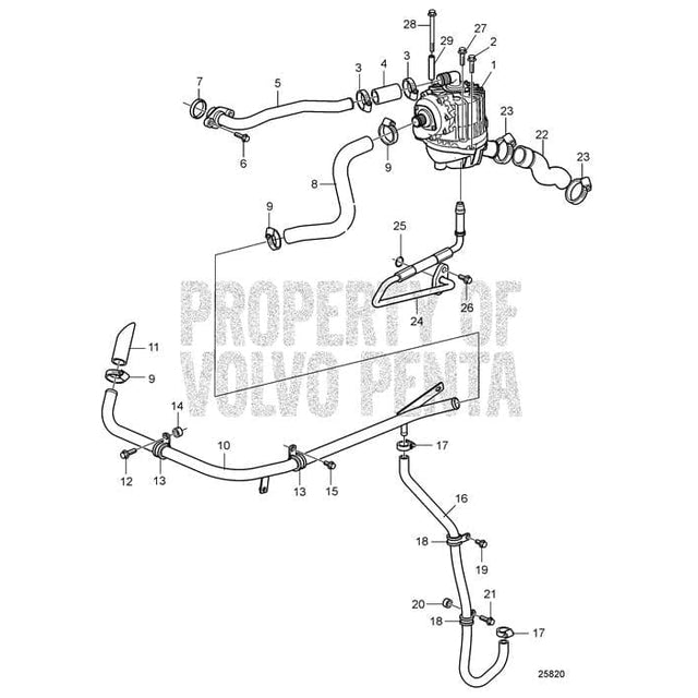 Volvo Penta Qualifies for Free Shipping Volvo Penta V-Ribbed Belt #21354715