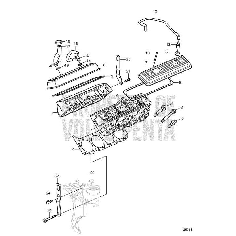 Volvo Penta Qualifies for Free Shipping Volvo Penta Valve Cover #3856928