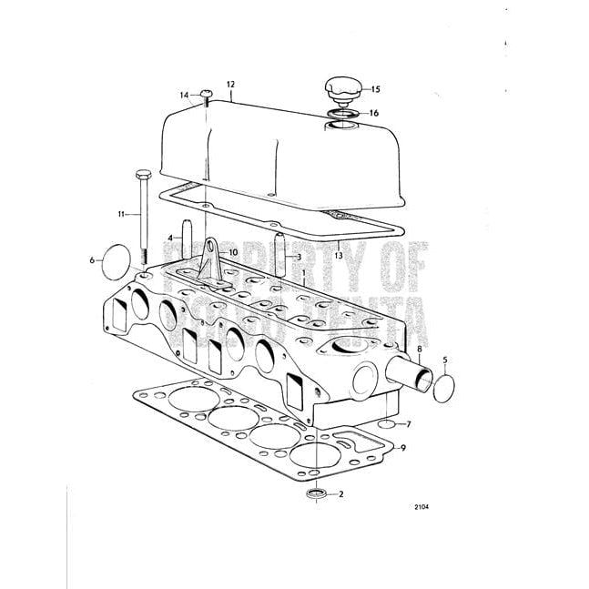 Volvo Penta Qualifies for Free Shipping Volvo Penta Valve Cover Gasket #419678