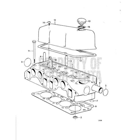 Volvo Penta Qualifies for Free Shipping Volvo Penta Valve Cover Gasket #419678
