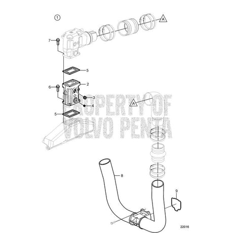 Volvo Penta Qualifies for Free Shipping Volvo Penta Y-Pipe #3589606
