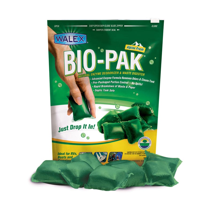 Walex Qualifies for Free Shipping Walex Bio-Pak Holding Tank Deodorizer Fresh Scent 10-pk #TOI-11530