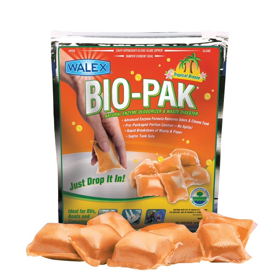 Walex Qualifies for Free Shipping Walex Bio-Pak Holding Tank Deodorizer Tropical Breeze 10-pk #BIOTROPBG