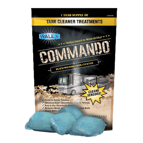 Walex Qualifies for Free Shipping Walex Commando Black Holding Tank Cleaner 4-pk #CMDOBG