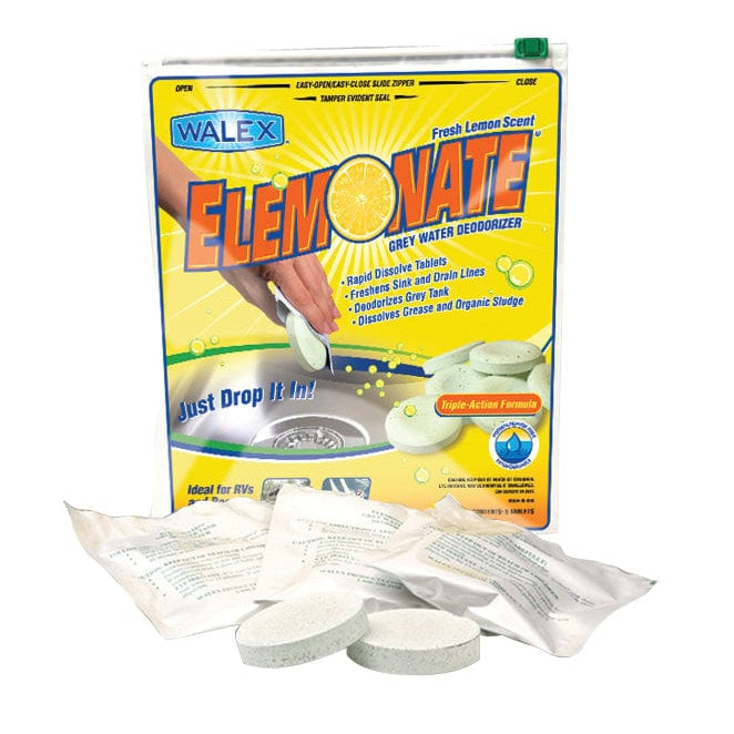 Walex Qualifies for Free Shipping Walex Elomonate Grey Water Deodorizer Tablets 5-pk #TOI-61776