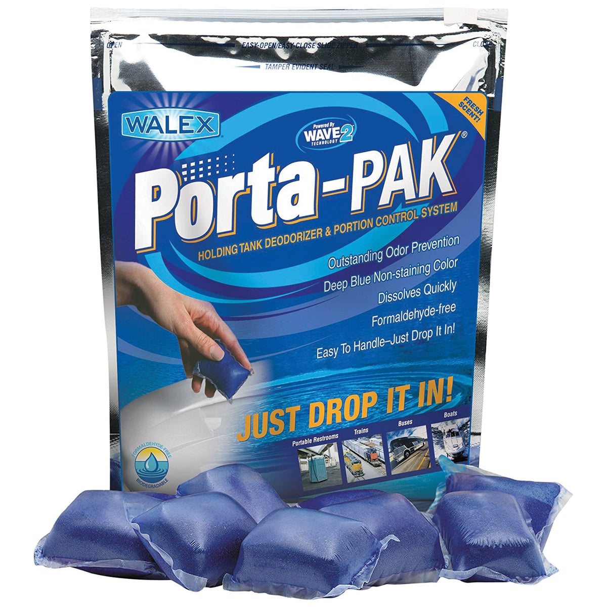Walex Qualifies for Free Shipping Walex Porta-Pak Holding Tank Deodorizer Sunglow 50-pk #TOI-1090250
