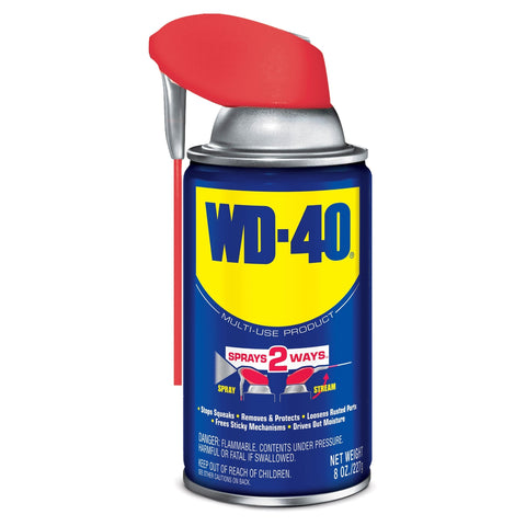 WD-40 Multi-Use Lubricant Penetrant Smart Straw Spray 8 oz #490026