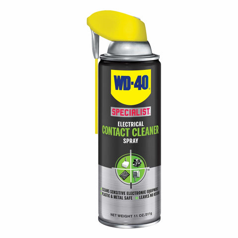 WD-40 Specialist Contact Cleaner Spray 11 oz with Smart Straw #300554