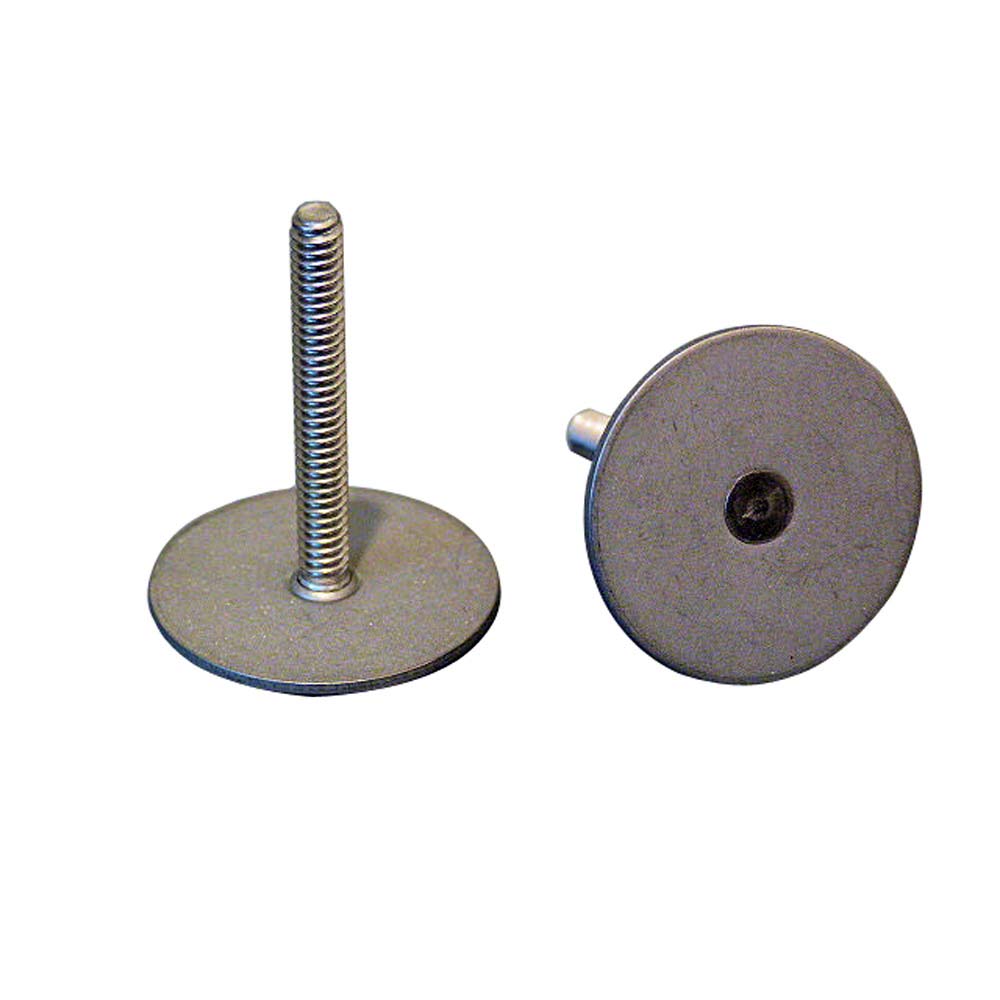 Weld Mount System Qualifies for Free Shipping Weld Mount SS Stud 1.25" Base 10 x 24 Threads .50" Tall #102408