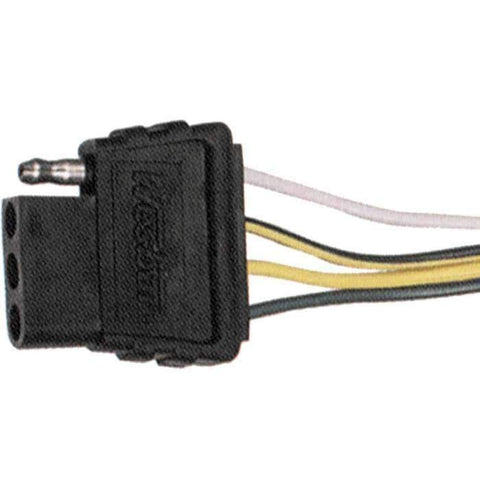 Wesbar Qualifies for Free Shipping Wesbar 4' Wiring Harness with 4-Way Flat Car End #707275