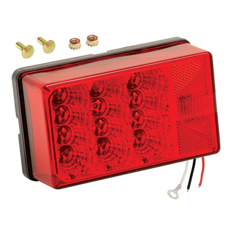 Wesbar Qualifies for Free Shipping Wesbar 4" x 6" Waterproof LED 7-Function Tail Light Right 80" #407550
