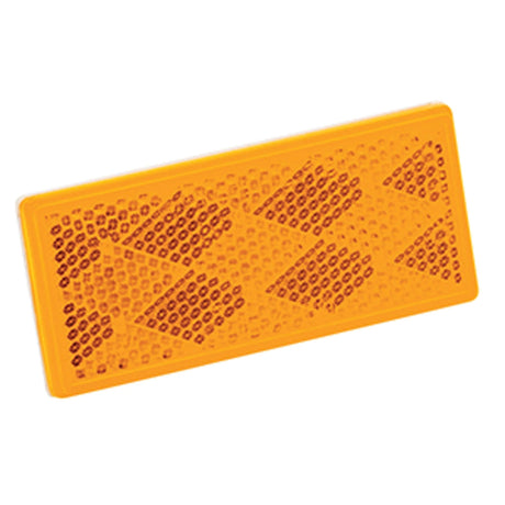 Wesbar Qualifies for Free Shipping Wesbar Amber Reflector Adhesive Back #003357