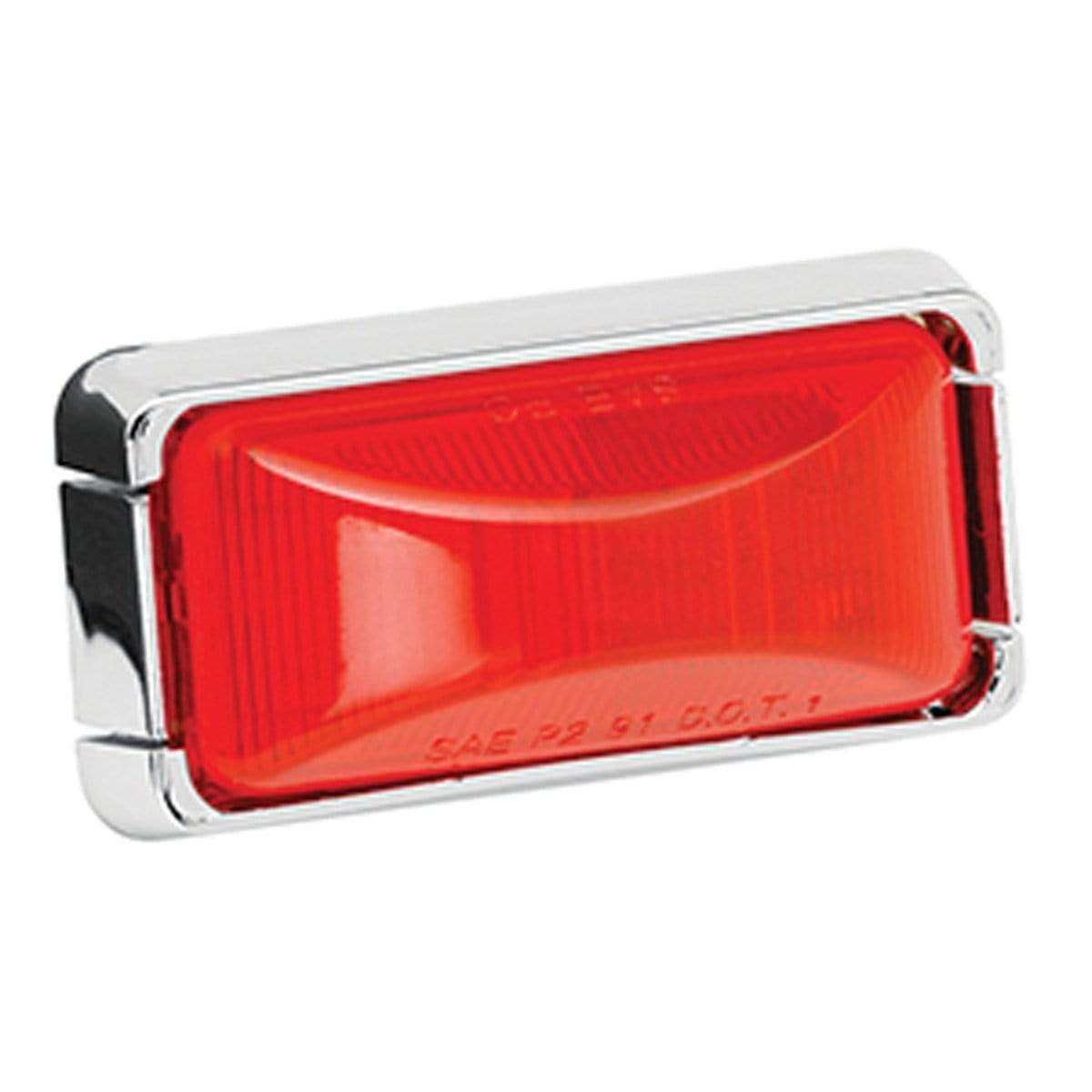Wesbar Qualifies for Free Shipping Wesbar Clearance/Side Marker Lights Waterproof Red Chrome Base #203295