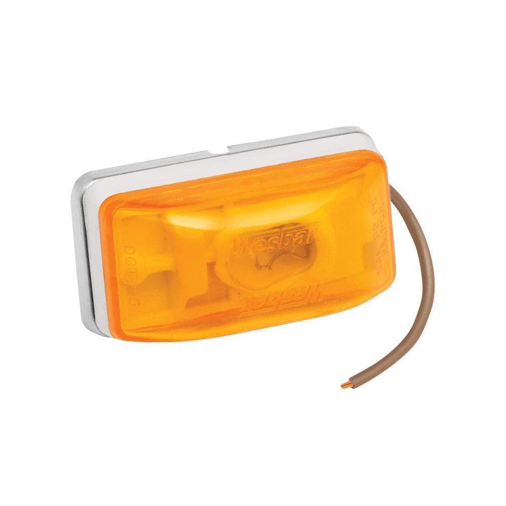 Wesbar Qualifies for Free Shipping Wesbar Clearance/Side Marker Stud Mount Waterproof Amber #203233
