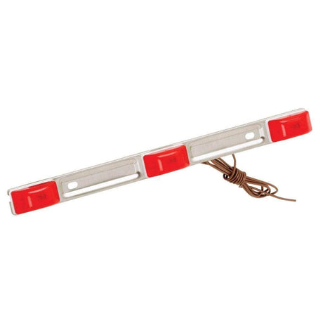 Wesbar Qualifies for Free Shipping Wesbar ID Light Bar Waterproof Stainless White Base RED #203315