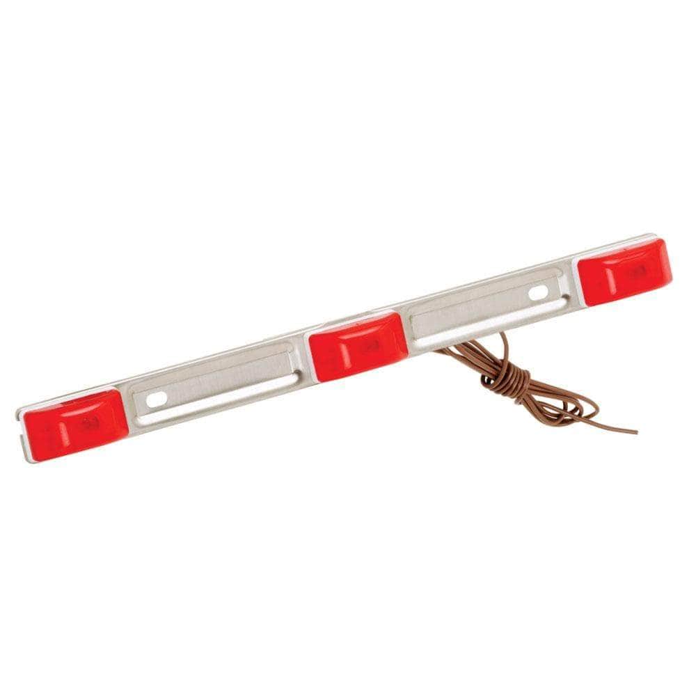 Wesbar Qualifies for Free Shipping Wesbar ID Light Bar Waterproof Stainless White Base RED #203315