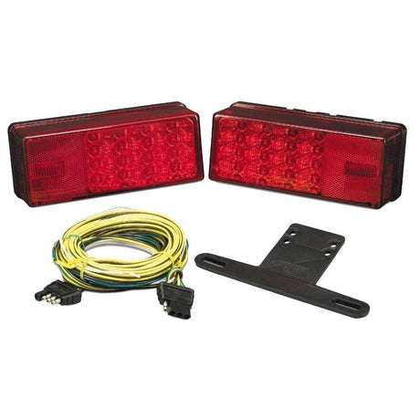 Wesbar Qualifies for Free Shipping Wesbar Trailer Light Kit 3" x 8" LED Waterproof Over 80" #407540