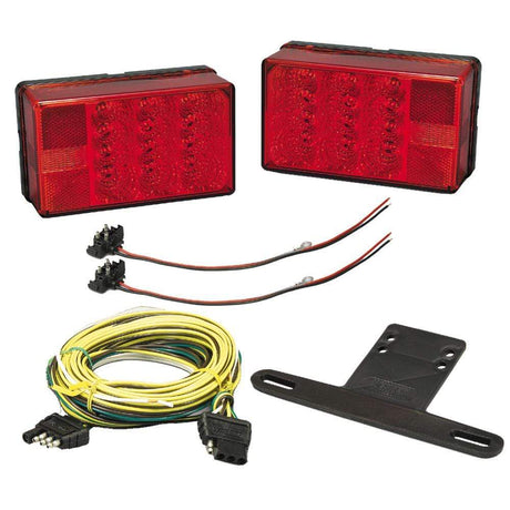 Wesbar Qualifies for Free Shipping Wesbar Trailer Light Kit 4" x 6" LED #407560