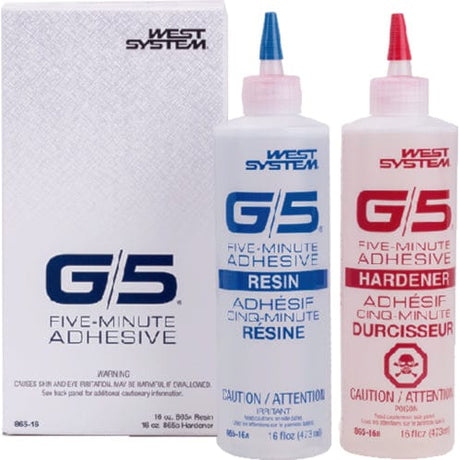 West System Brand Qualifies for Free Shipping West System Brand G/5 Adhesive 2-Part Pint #865-16