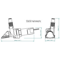 Whale Qualifies for Free Shipping Whale Supersub 12v 650 GPH Low-Profile Automatic Bilge Pump #SS5212
