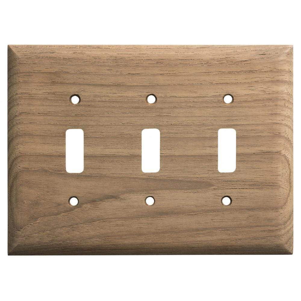 Whitecap Qualifies for Free Shipping Whitecap 3 Toggle Switch Cover Plate #60179