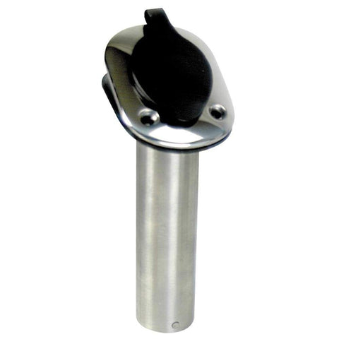 Whitecap Qualifies for Free Shipping Whitecap 30-Degree 304 Stainless Flush-Mount Rod Holder 9-1/4" #S-096B