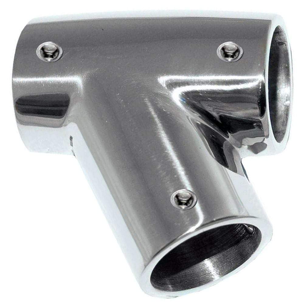Whitecap Qualifies for Free Shipping Whitecap 7/8" OD 60-Degree SS Tee Right #6045C