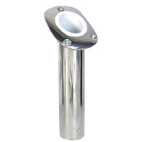 Whitecap Qualifies for Free Shipping Whitecap Bluewater 30-Degree Cast SS Flush-Mount Rod Holder #6174CBLUE