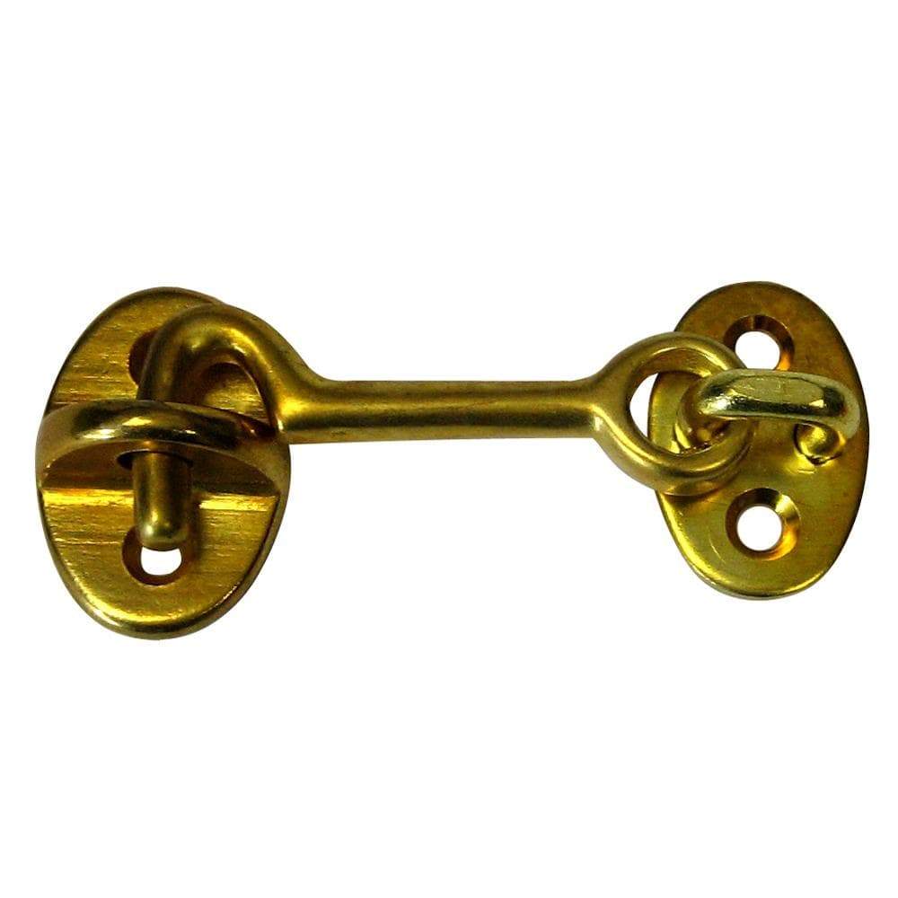 Whitecap Qualifies for Free Shipping Whitecap Cabin Door Hook 2" Polished Brass #S-1401BC