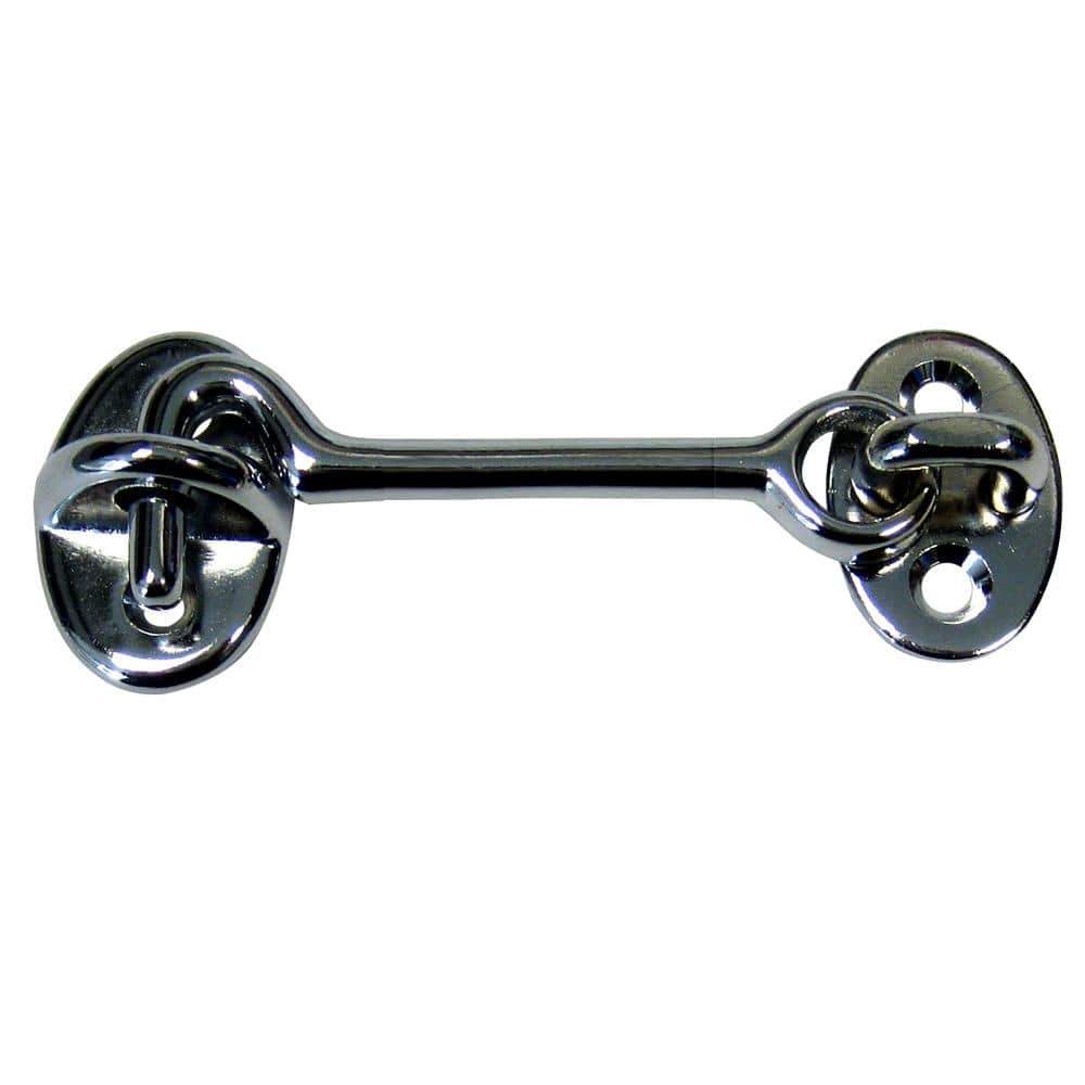 Whitecap Qualifies for Free Shipping Whitecap Cabin Door Hook 3" Chrome Plated Brass #S-1402C