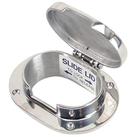 Whitecap Qualifies for Free Shipping Whitecap Chain and Rope Deck Pipe 3-7/8" x 2-1/2" Opening #6008HC