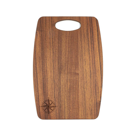 Whitecap Not Qualified for Free Shipping Whitecap Chef's Collection Teak Bread Serving Board with Compass #60761COMC