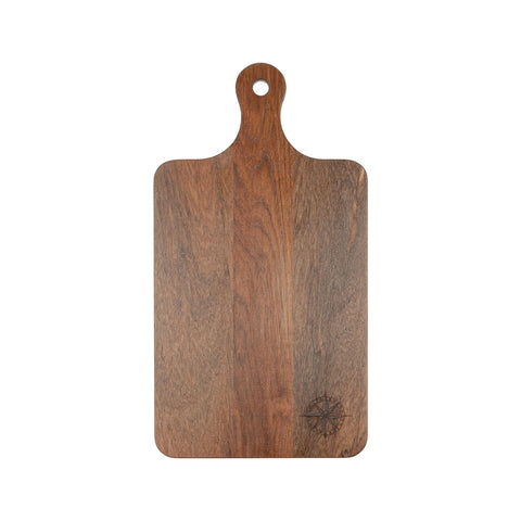 Whitecap Not Qualified for Free Shipping Whitecap Chef's Collection Teak Large Charcuterie Board with Compass #60764COMC