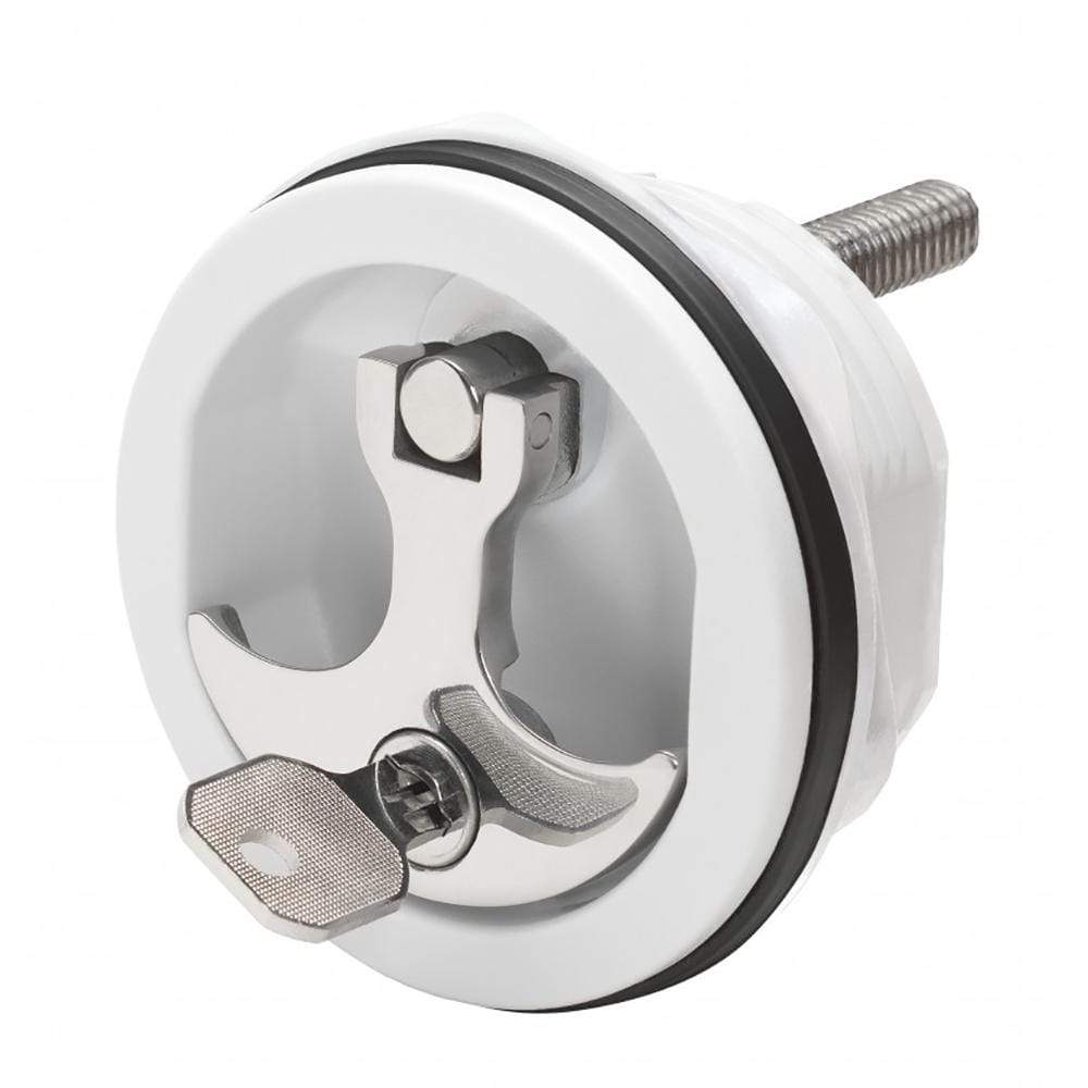 Whitecap Qualifies for Free Shipping Whitecap Compression Handle CP Zamaz/White Nylon Locking #S-1415WC