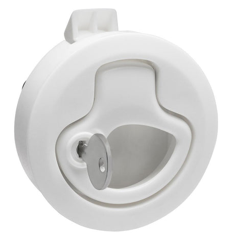 Whitecap Qualifies for Free Shipping Whitecap Compression Handle SS/White Nylon Locking #8228WC