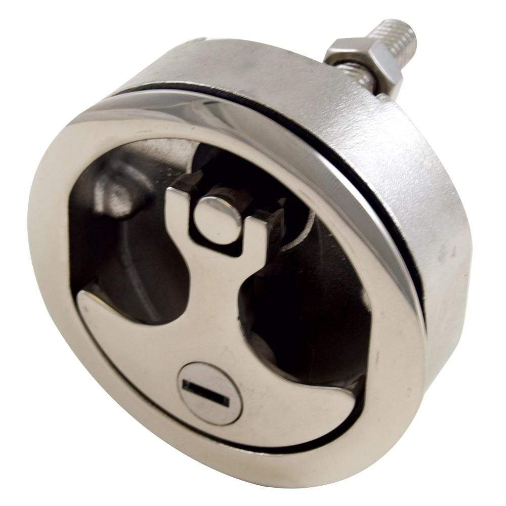 Whitecap Qualifies for Free Shipping Whitecap Compression Handle Stainless Locking 3" OD #S-8236C