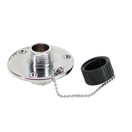 Whitecap Qualifies for Free Shipping Whitecap CP Brass Outlet 2-3/4" Base 1" Depth #P-2454C