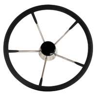Whitecap Qualifies for Free Shipping Whitecap Destroyer Steering Wheel Black Foam 15