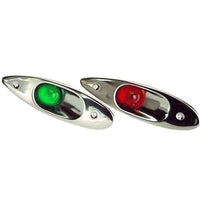 Whitecap Qualifies for Free Shipping Whitecap Flush Mount LED Sidelight 304 SS Pair #S-0918LED