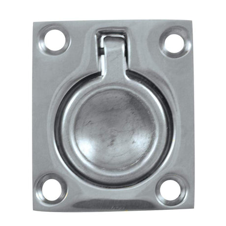 Whitecap Qualifies for Free Shipping Whitecap Flush Pull Ring 1-1/2" x 1-3/4" Chrome Plated Brass #S-3360C